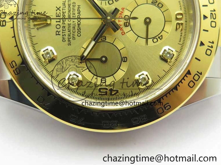 116508 SA4130 YG Case Best SS Bracelet YG Noob SS Dial Crystal 904L Daytona YG 1:1 Edition and 0109